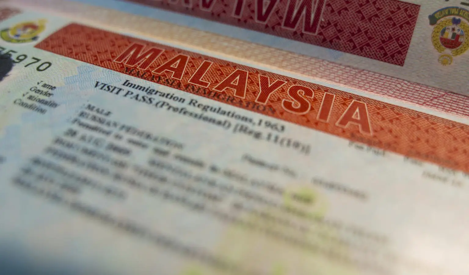 Requirements for Malaysia eVisa Application